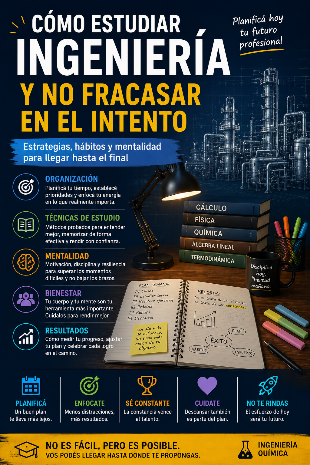 COMO ESTUDIAR INGENIERIA Y NO FRACASAR EN EL INTENTO