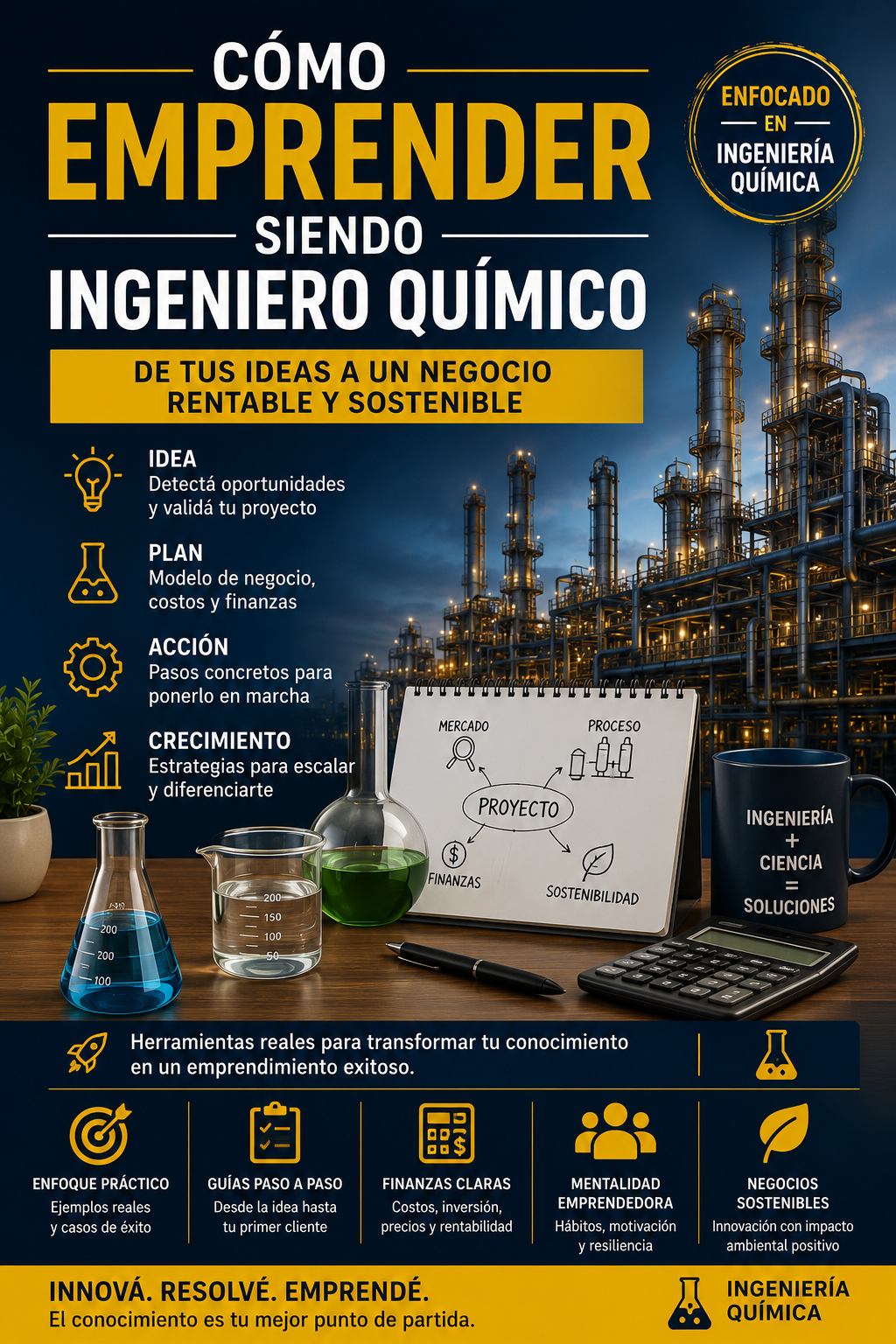 CÓMO EMPRENDER SIENDO INGENIERO QUÍMICO
